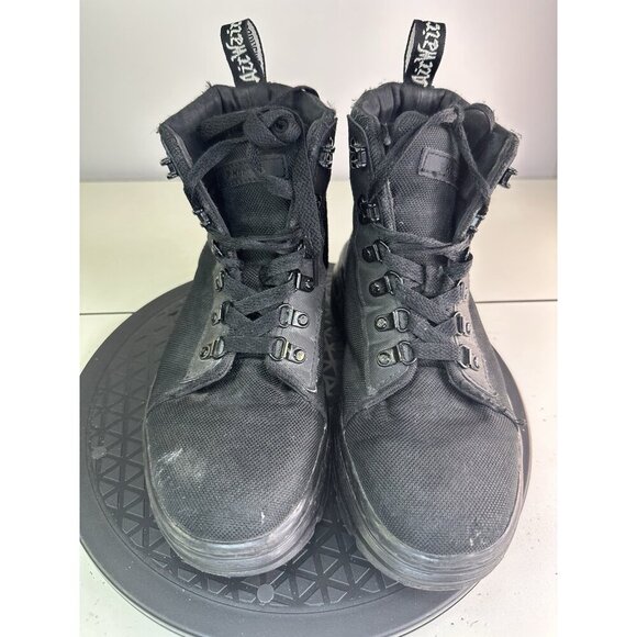 Dr. Martens Sz 7 Combs Tech II Black Combat Boots - Picture 3 of 9